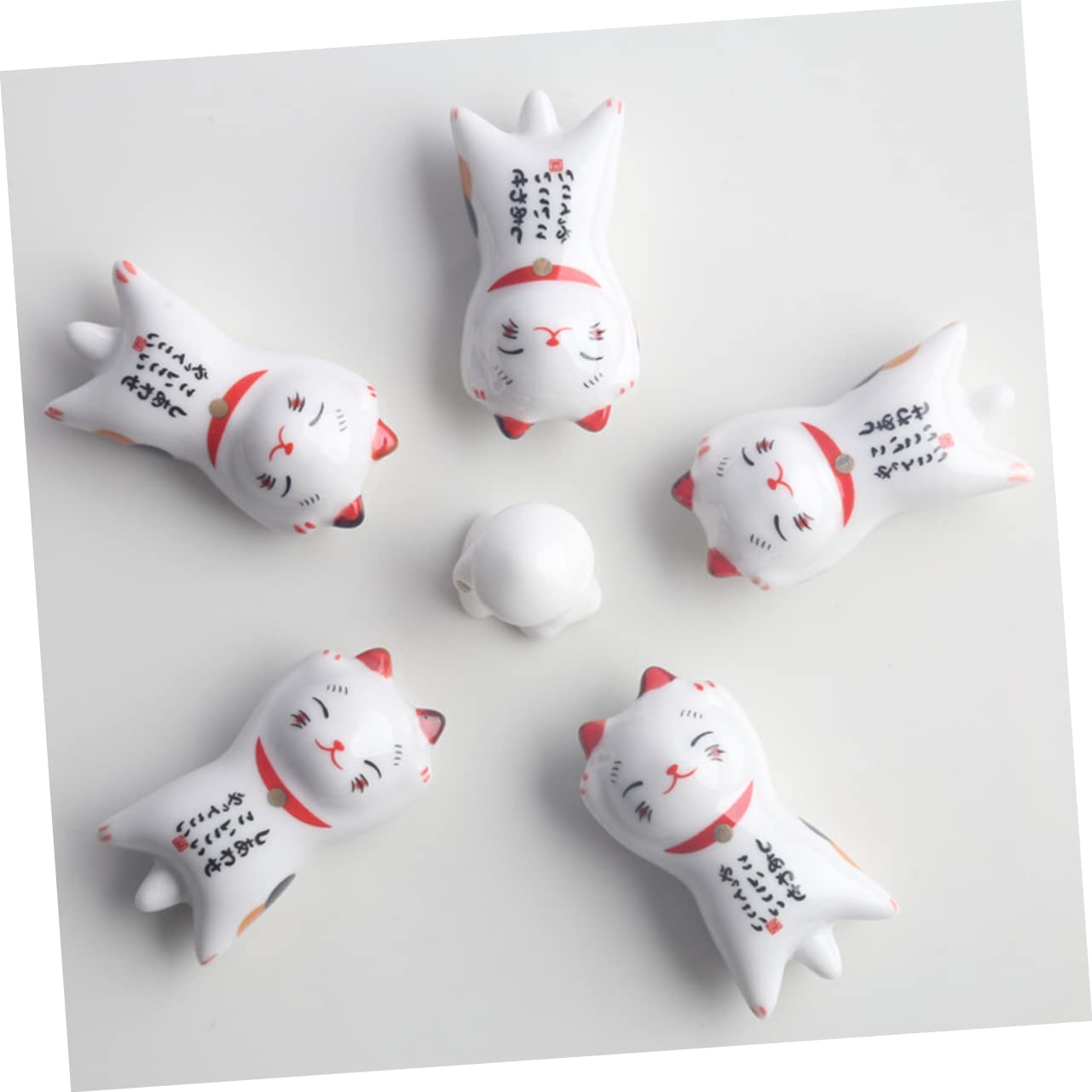 PRETYZOOM Essstäbchen-Taschen 5 Stück - Baumwoll-Taschen Mit Kordelzug