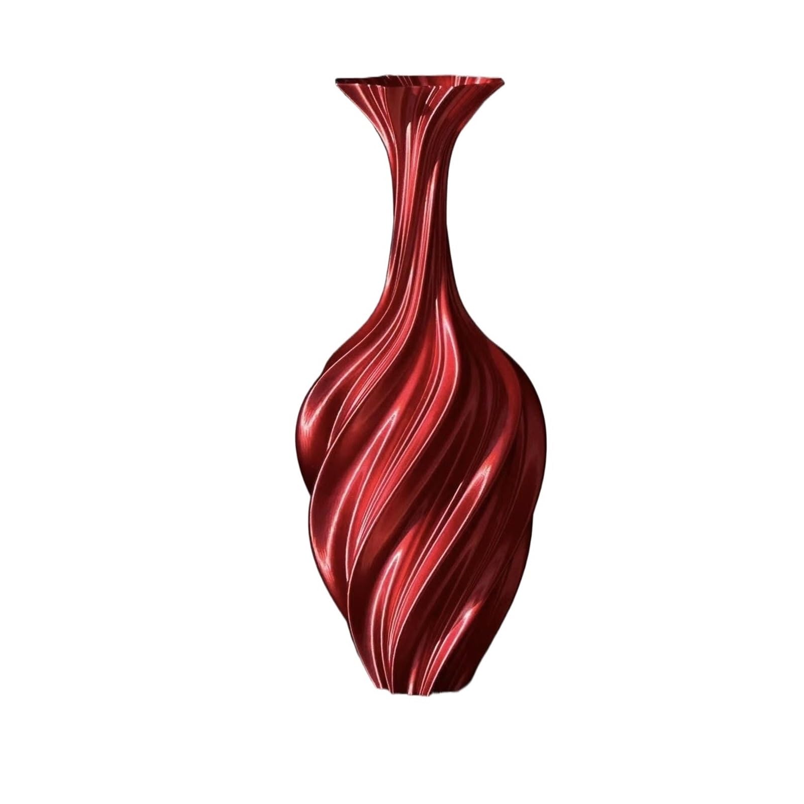 Vase Vase 25cm Modern Home Decor Artistic Flower Arrangement Centerpiece Sculptural(Color04)