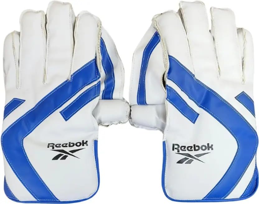 Reebok Blast Wicket Keeping Gloves (White, Blue)-picture-14
