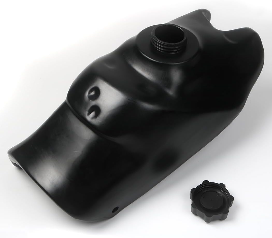 Plastic Gas Fuel Tank & Cap & Petcock For Honda TRX250X 1987 1988 1991 1992, For TRX 300EX 1993-2006 17520-HC0-671ZA Black