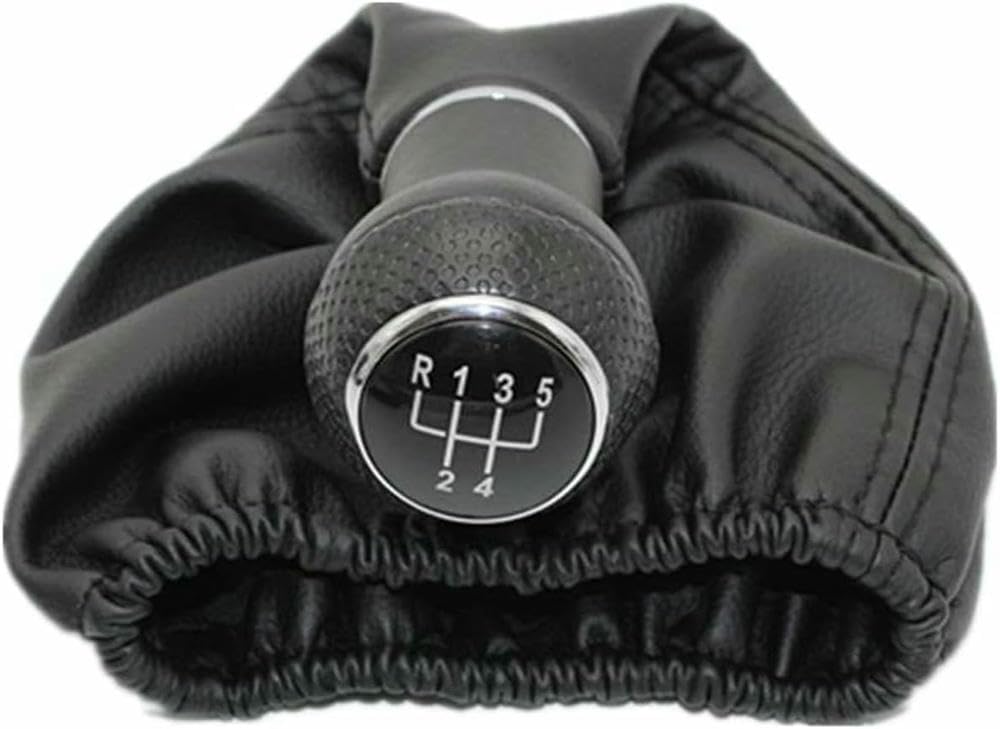 GZNBB Car Manual Gear Shift Knob Boot Cover Gaiter Lever Shifter Handle Stick, for Seat for Leon 2000 2001 for Toledo 1999-2001
