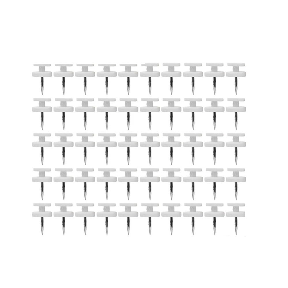 Gentryroo 50Pcs Plastic Picture Frame Nail Punch Free Traceless Wall Fastener For Photo