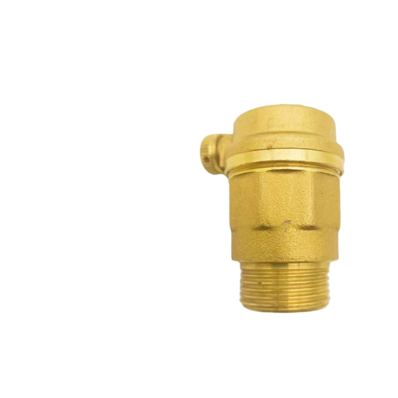Lmrxofe One Color Brass Flat-Port Vent Valve - Vertical Release For Water Heating And Floor Systems - 1/2Inch, 3/4Inch, 1Inch(Dn20 6Points)