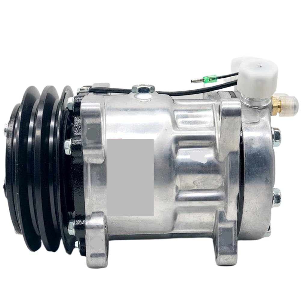 Air Conditioner Compressor SD7H15 4663 4779 6036 8104 8258 7863 7867 8024 8031 8062 12V 132mm AA PV2 Compatible with Sanden