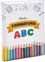ICAL Álbum de Fotos 15x21 cm – 80 Fotos – Linha Comemorativo – Capa Dura Temática – Presente para Formatura – Ref. 386