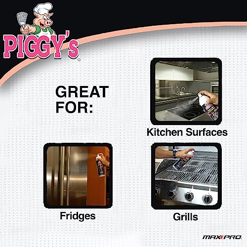 Max Professional Piggy's Heavy Duty Barbecue, Grill, Grate, Oven, And Stovetop Cleaner And Degreaser - 19 Oz. #TOP3