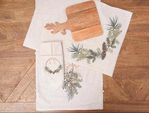 Servilleta de Tela Verde C&F Home Pinecone miniatura 5