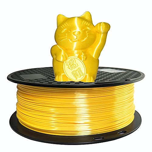 CC3D Soie PLA Filament Jaune 1,75mm 1KG imprimante 3D brillant soyeux matÃ©riau d'impression 3D Soie Filament Jaune vif Filament dâimprimante 3D