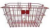 Sunlite JBikes Lift-Off with Handle, Red - Beach Cruiser Bicycle Basket