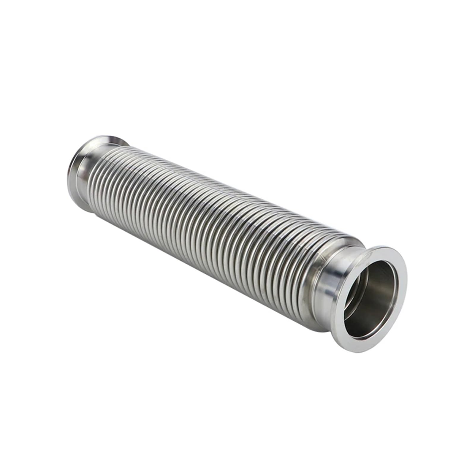 Manguera Flexible con Brida de vacío KF16, KF25, KF40 y KF50 de 100, 200, 300, 400 y 500 mm, de Acero Inoxidable, con Fuelle Corrugado.(Ordinary Bellows,KF25)