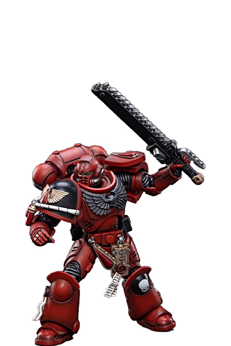 JOYTOY Warhammer 40K 1/18 Action Figure Space Marines Blood Angels Intercessors Brother Sergente Ranian Modello da collezione