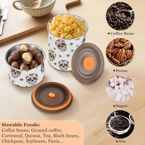 Contenedor para café de acero inoxidable hermético 900 ml miniatura 5
