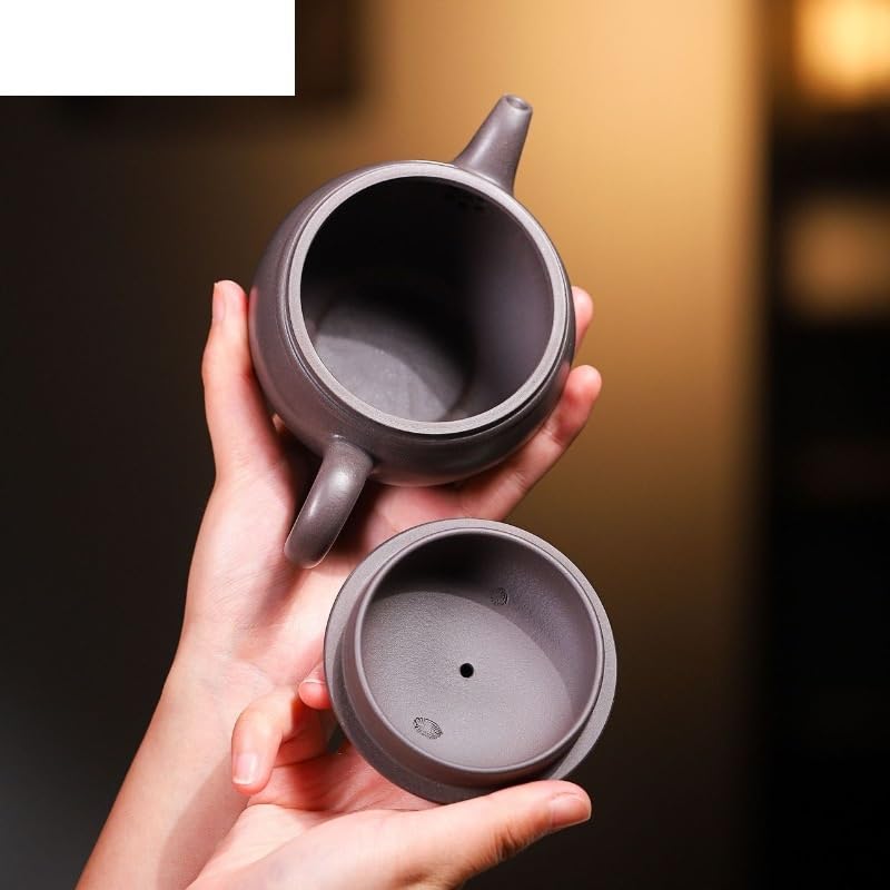 Teekanne aus Keramik, chinesisches Zisha-Teeset, handgefertigter Roherz Schlammkessel zum Brauen, japanischer Stil, traditionelles Design, perfekt für Teeliebhaber und als Geschenk