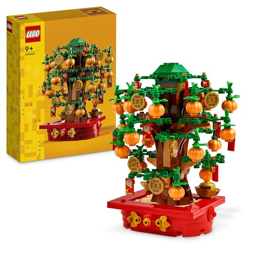 LEGO Glückskastanie, Bauset für Kinder ab 9 Jahren, Mondneujahrsgeschenk für Jungen und Mädchen, Set für Rollenspiele, Festtagsdeko, Wohn-Deko, Tischschmuck 40648
