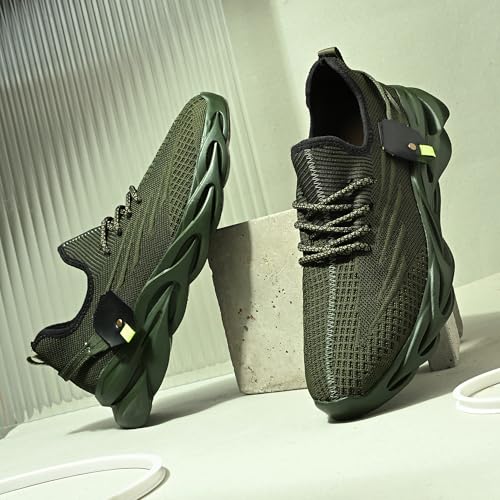 Image of Cruiser Sneaker for Men | Lightweight & Stylish | Breathable Mesh Lace-Up Shoes | Casual Wear, Gym, & Street Style (2644)