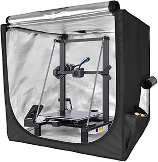 Longer 3D Printer Constant Temperature Enclosure Fireproof and Dustproof 3D Printer Tent, Folding shed, PVC Laminated Polyester Constant Temperature Protective Cover Room for lk5 pro/lk4 pro/lk1 ect.