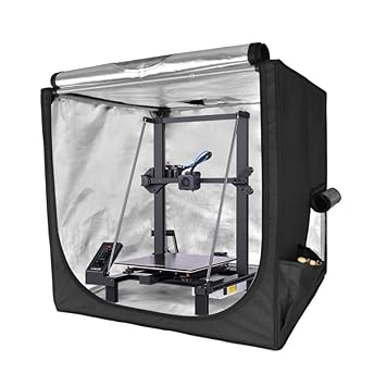 Longer 3D Printer Enclosure, Warm Enclosure Fireproof, and Dustproof 3D Printer Tent, Large Size (28.7