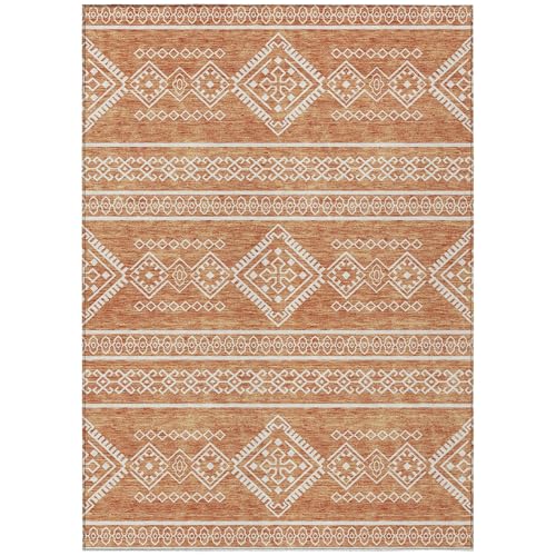 Tapete Addison Rugs Chantille 5' x 7'6" Naranja