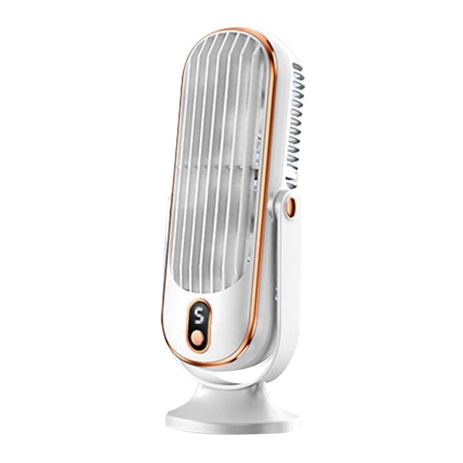 Mini Handheld Portable Fan Rechargeable USB Adjustable Wind Direction Cooling Desktop Table Fan for Home Travel Office Outdoor