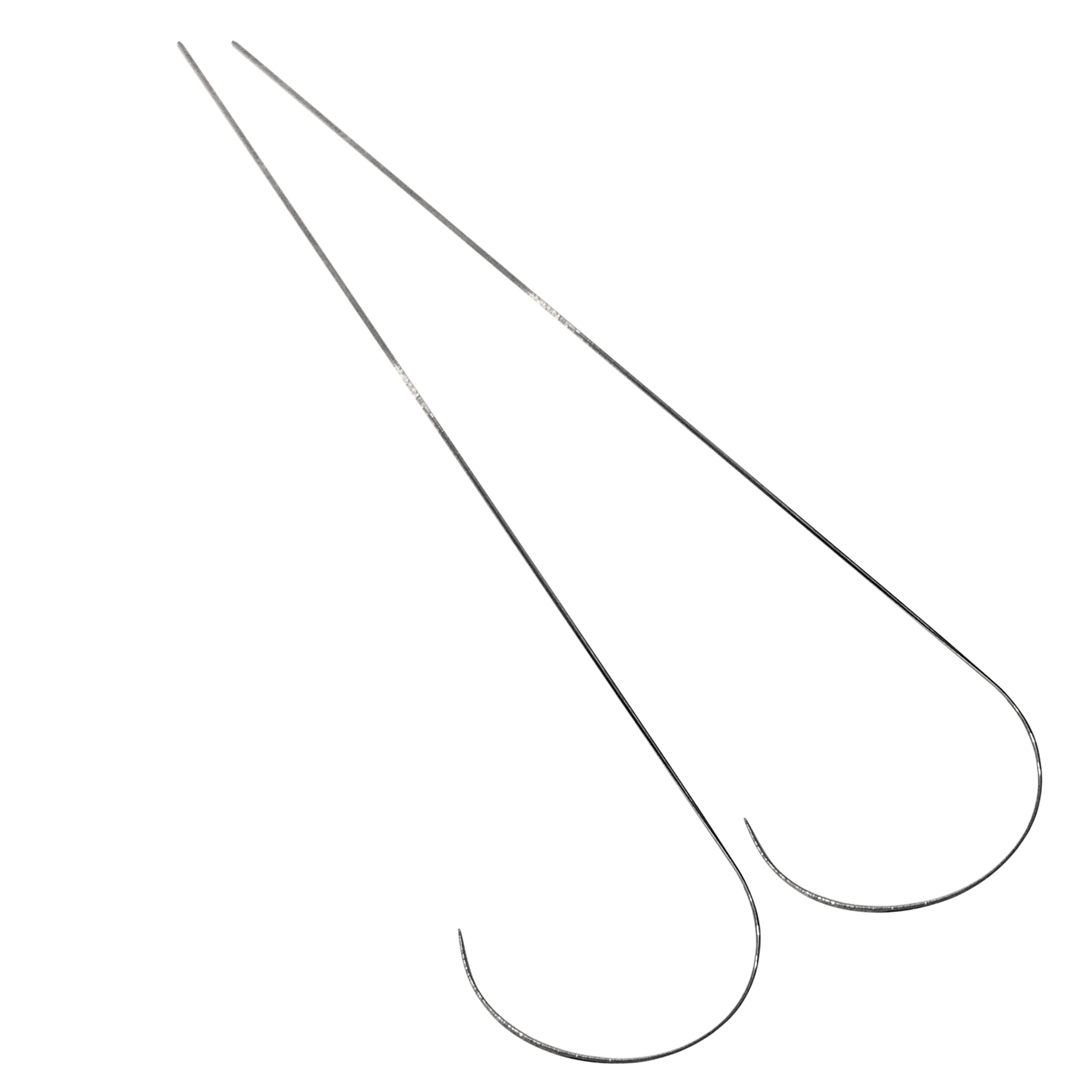 Bead Spinner Curved Needles 3.5" Spin and String Pack of 2