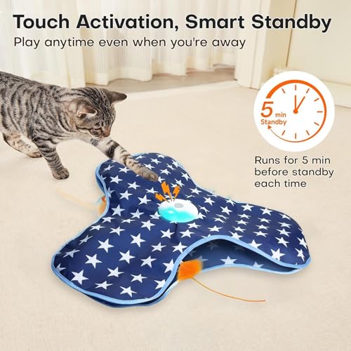 Jouets interactifs pour chat ennuyé : la solution de jeu actif et robuste pour la maison - 3