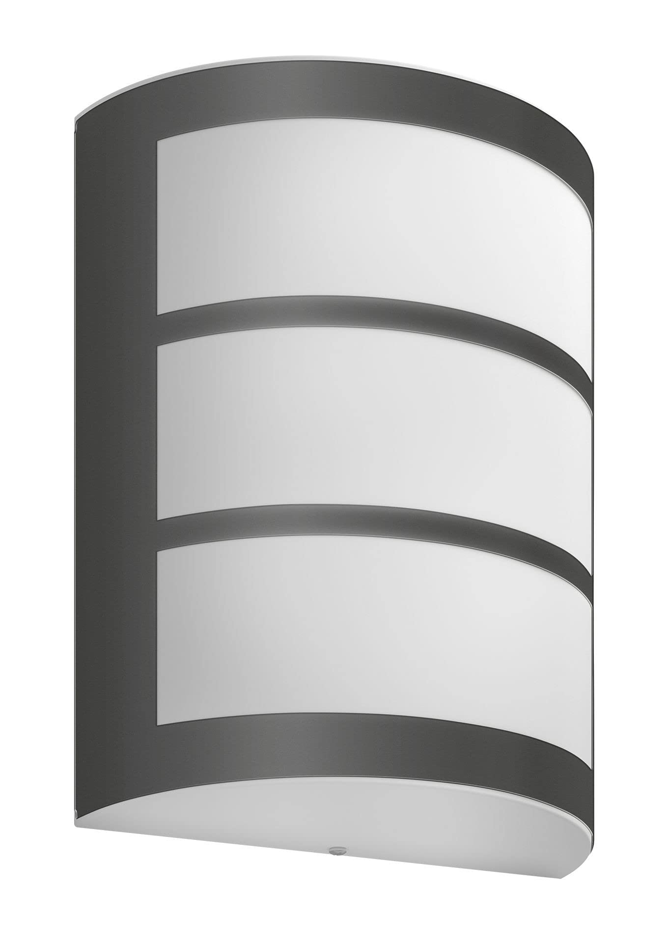 Philips LED Zewnętrzna lampa ścienna Python 6W, 4000 K, kinkiet, ochrona IP44, antracyt, 5-letnia gwarancja