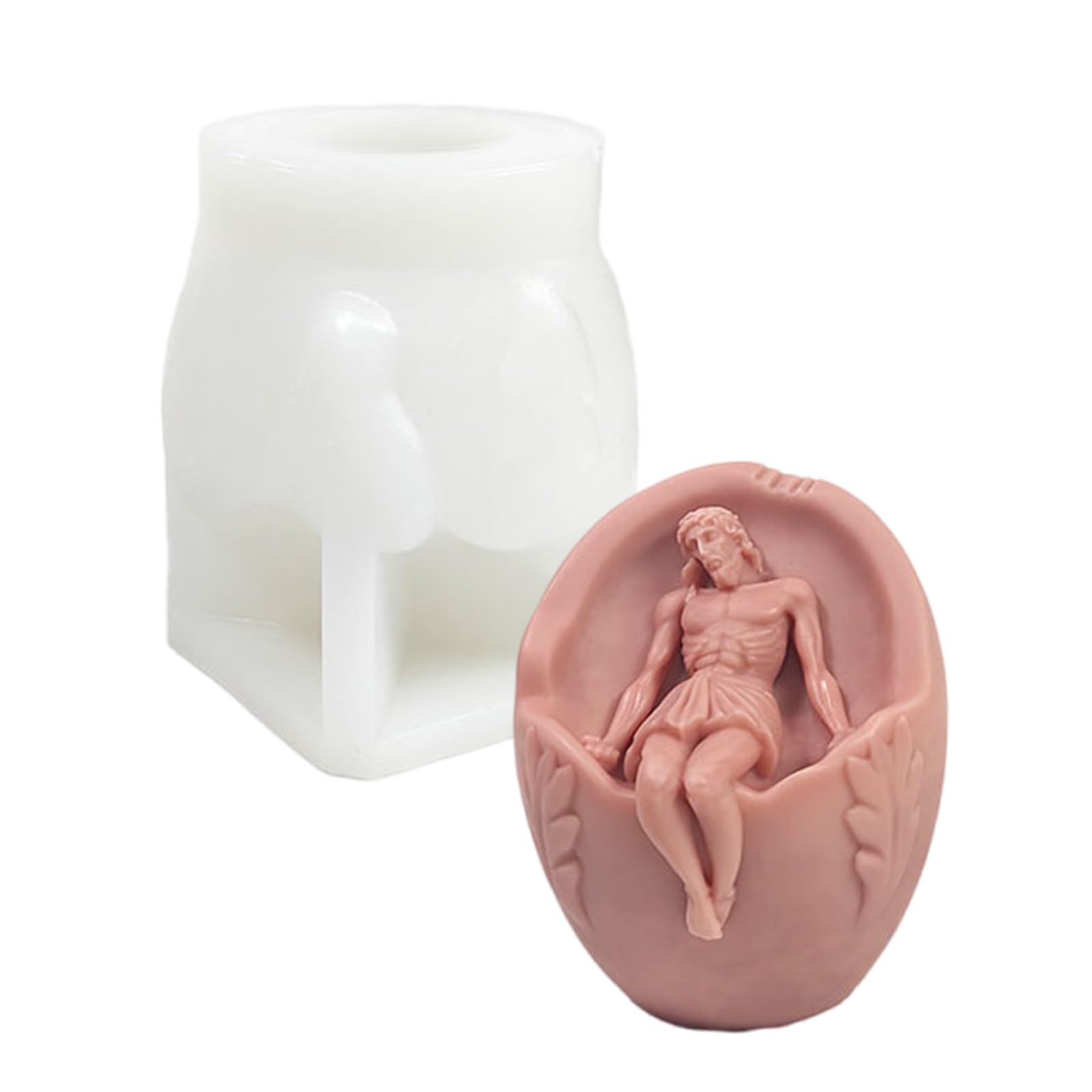 Yhplxyuus Molds 3D Easters Eggs Silicones Easters Casting Ornament Molds Craft Supplies for Home Decorations Silicone