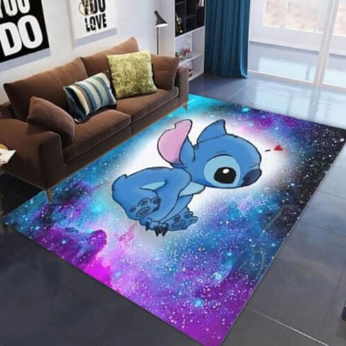 TAPISO Baby Tappeto per Cameretta dei Bambini Grigio Rosa Blu Bianco Nero Stelle 180 x 250 cm | Leroy Merlin
