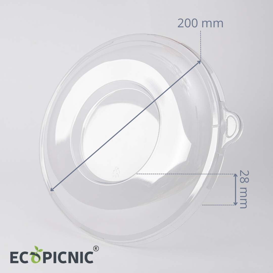 Pokrywka do miseczki 700ml, 1000ml, 1200ml (500 szt/karton), pokrywka do naczyń jednorazowych