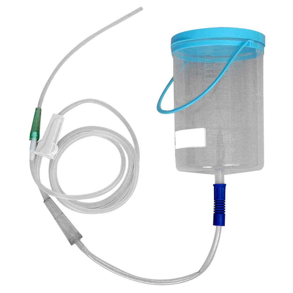 Funwill Enema Bucket Kit, 1200ml BPA Free Reusable Enema Bucket Colon