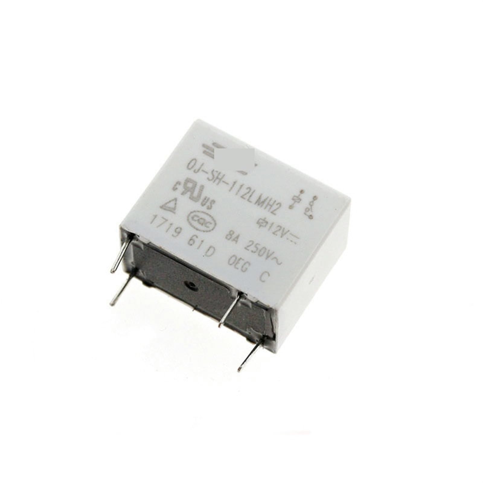 Relés de potencia OJ-SH-112LMH2 12VDC de 8A y 4 pines normalmente abierto lote de 5 piezas 7