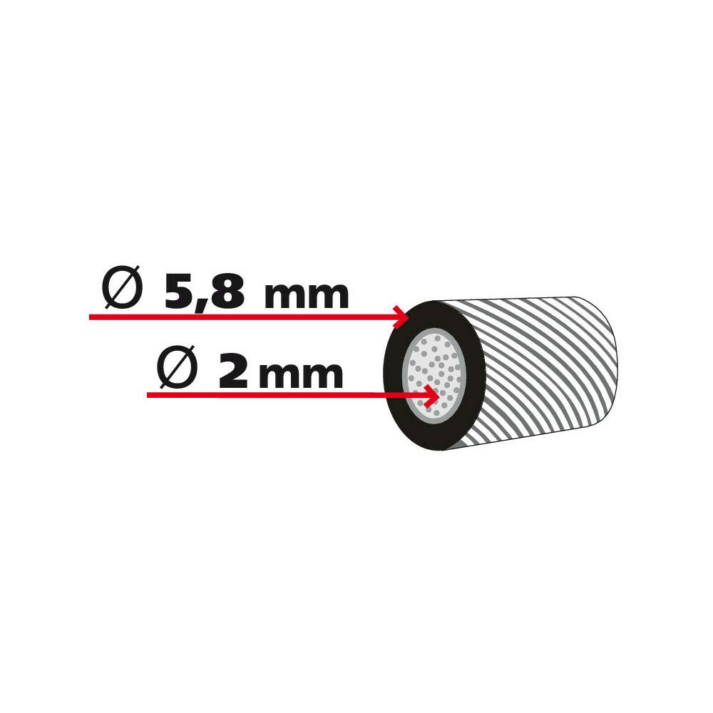 Lampa 98691 Cavo Tir con capicorda - 24 m