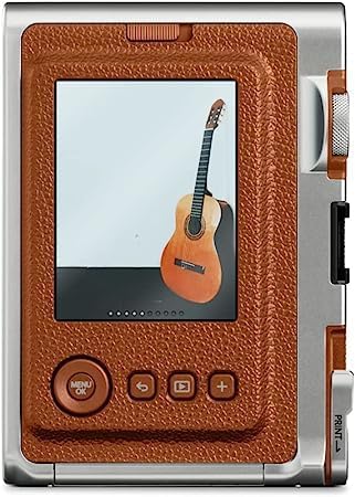 Miniatura 2 de Fujifilm Mini EVO Hybrid Camera (marrón) Paquete de cámara instantánea con 40 hojas de película instantánea + tarjeta de memoria microSD de 32 GB +