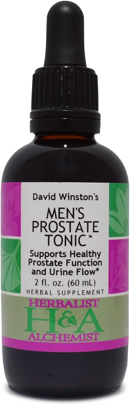 Herbalist & Alchemist David Winston's Men's Prostate Tonic™ Supports Healthy Prostate Function and Urine Flow. 2 Fl Oz. Liquid Herbal Extract