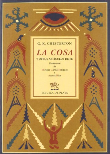 Cosa Y Otros Articulos De Fe,La