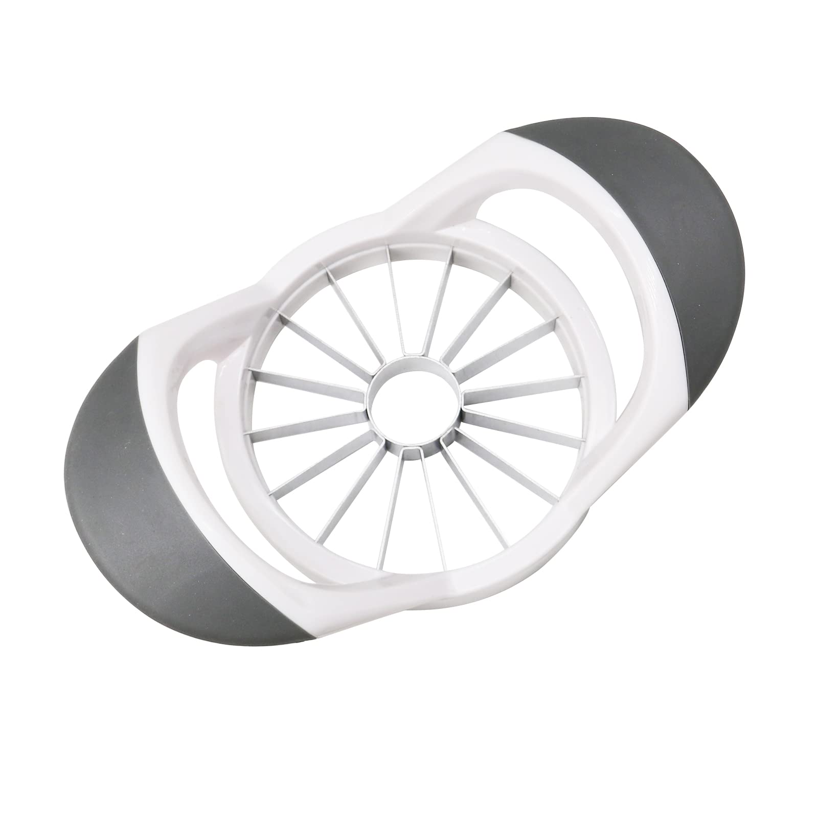 16-Slice Apple Slicer Corer Apple Corer Tool with stainless steel blade Used in fruit (White)