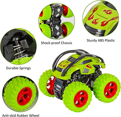 m zimoon Monster Trucks Spielzeug 2 Stück, Trägheit Spielzeugauto Kinder – Ansicht 3