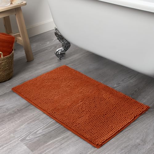 Brentford Non-Slip Bath Mat - Super Absorbent, Quick-Drying Noodle Rug, Extra Soft and Thick - Cosy Home Interiors Brentford Non-Slip Bath Mat - Super Absorbent, Quick-Drying Noodle Rug, Extra Soft and Thick