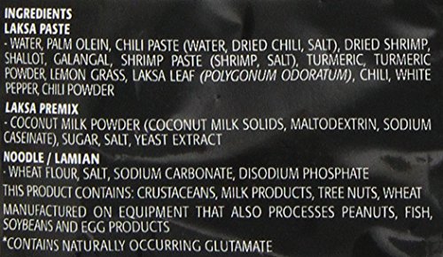 Prima Taste Laksa La Mian, 185g, (Pack of 6)