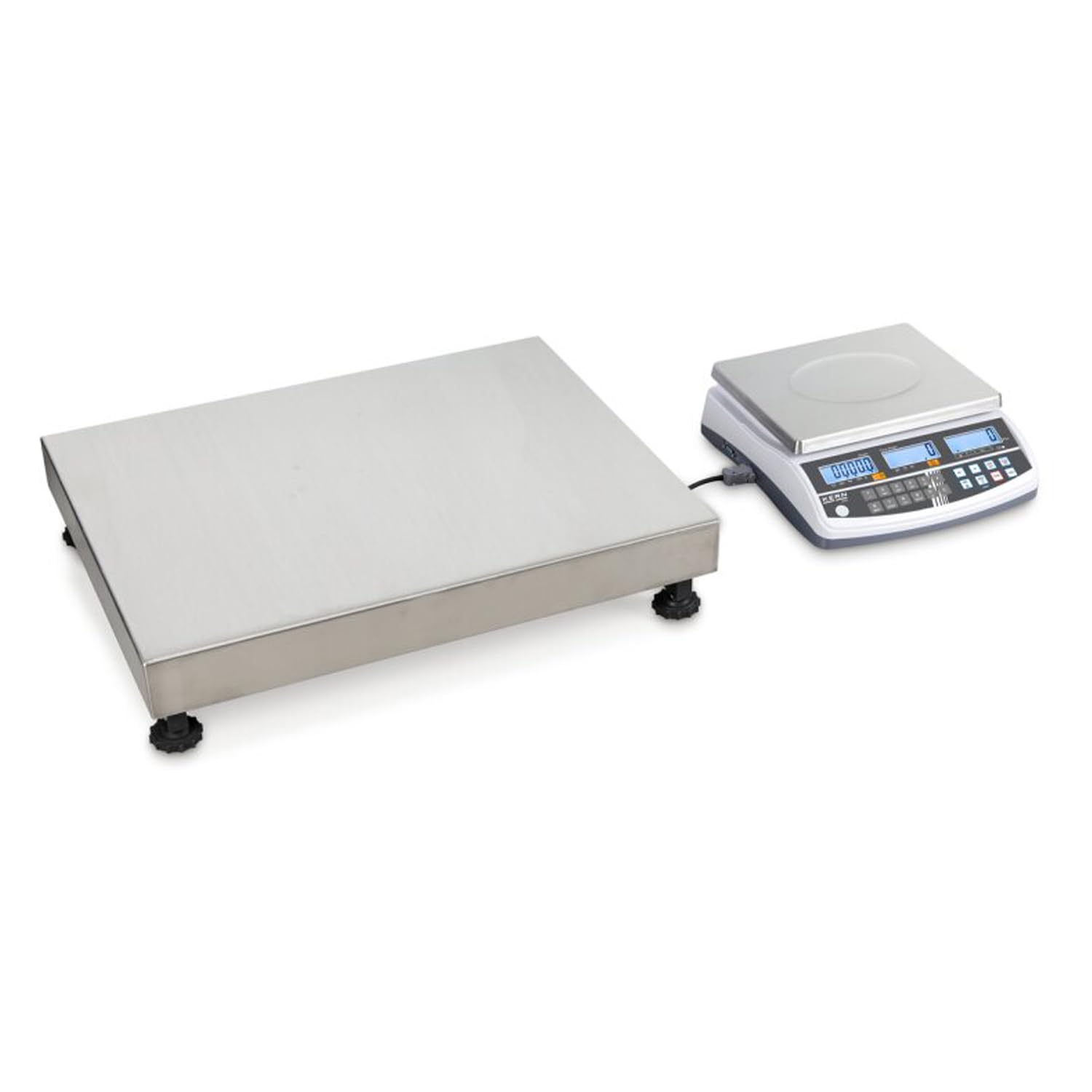 KERN Zählsystem zum Zählen Kleinster Teile in Großen Mengen, Zählauflösung bis zu 999.999 Punkte, 60 g Wägebereich, 500mm x 400mm x 137mm