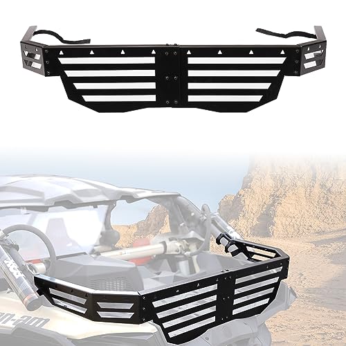 HAKA TOUGH Cargo Tailgate Extender for Can Am Maverick X3/X3 Max Turbo R RR 2017-2025 Accessories Heavy Duty Steel Rear Tailgate Extender Bed Enclosure Rack for X3