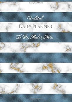 Undated Daily Planner - to Do, Meals and Notes
