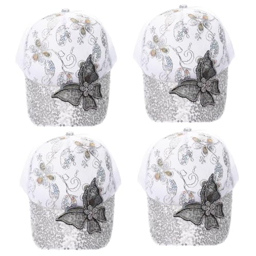 Casquette femme strass FRCOLOR haut de gamme avec détails scintillants