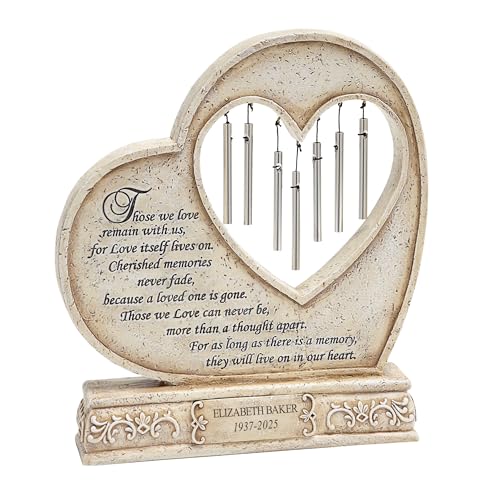 Let's Make Memories Personalized Live On in Our Hearts Tabletop Memorial Chime-Condolences-Sympathy