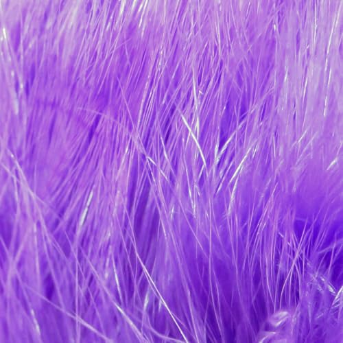Hareline Fly Tying Marabou Blood Quills - Premium Long Marabou Feathers for Fly Tying Streamers, Leeches & Jigs