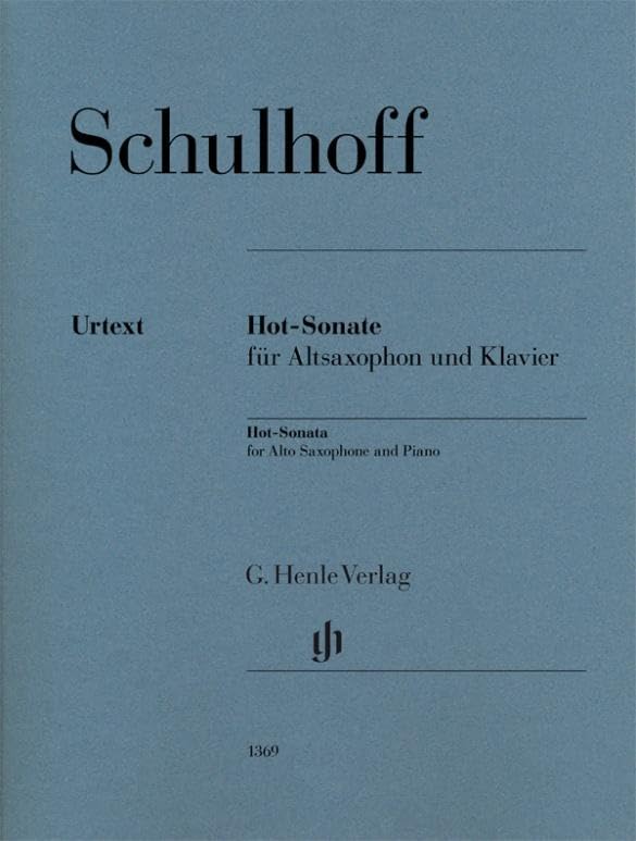 Hot-Sonate für Altsaxophon und Klavier, Urtext: Altsaxophon und Klavier;Blasinstrumente;      Paperback – January 22, 2018