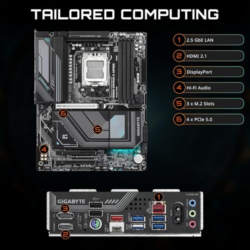 Image of Micro Center CPU Motherboard Combo: AMD Ryzen 7 7800X3D CPU Processor with GIGABYTE B850 Gaming X WIFI6E ATX Motherboard (AM5, DDR5, 3X M.2, PCIe 5.0, USB4 USB-C, 2.5GbE LAN)