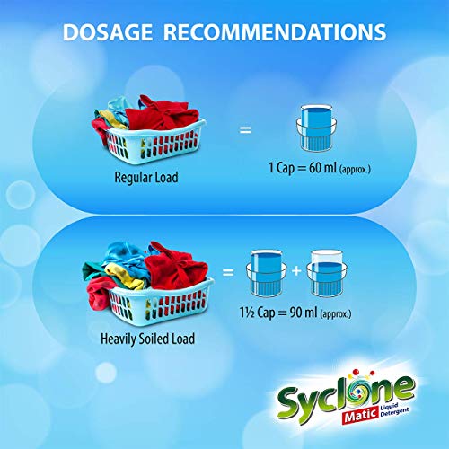 Image of Syclone Matic Top Load Detergent Liquid Refill Pouch-1 Litre