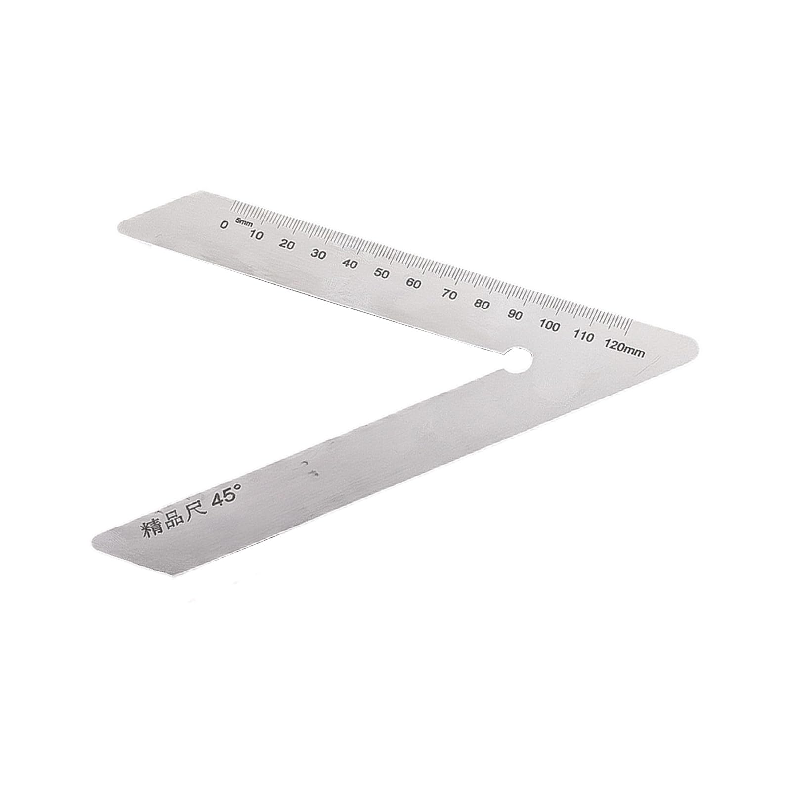 Durability Stainless Steel Measuring Ruler Accurate 45 and 90 Degree Angled for Woodworking Framing Crafting Projects Double Angled Measuring Instrument