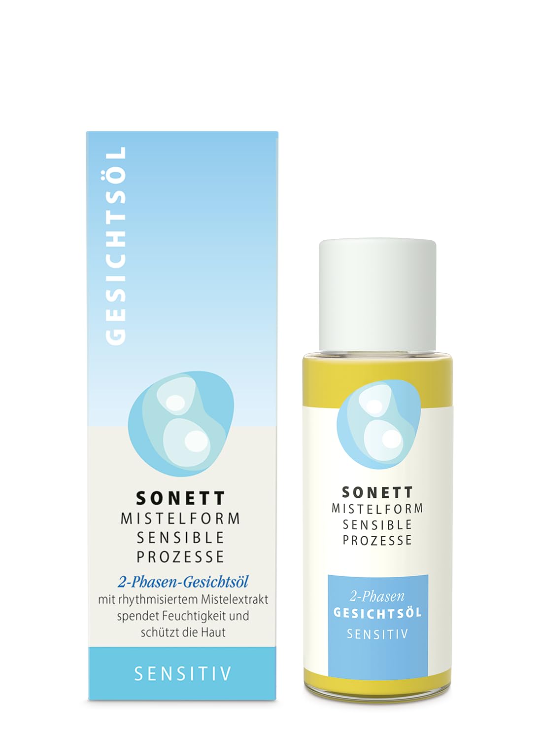 Sensitive 2-Phase Face Oil, 50 ml, Vegan